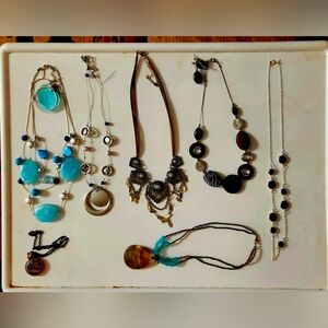 Costume jewlery short necklaces